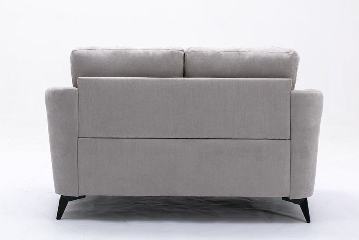 Callie - Woven Fabric Loveseat by Lilola Home | Bel Furniture
