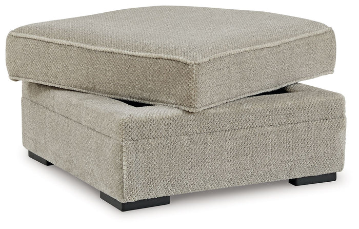 Calnita - Sisal - Ottoman With Storage by Benchcraft® | Bel Furniture