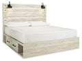 Beige / King / 4 Drawers