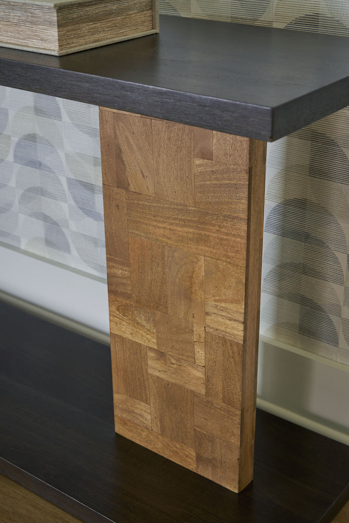 Camlett - Brown - Console Sofa Table by Signature Design by Ashley® | Bel Furniture