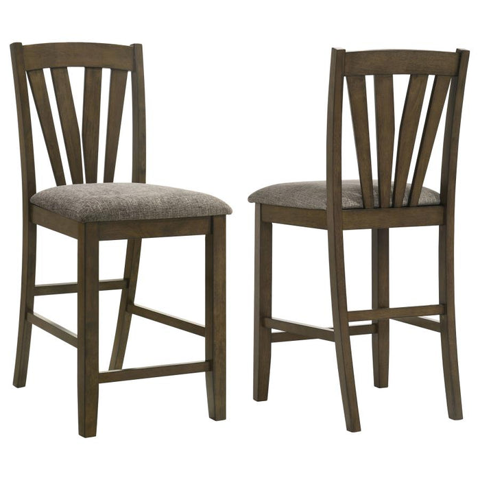 Canfield Counter Height Dining Side Chair (Set of 2) Brown