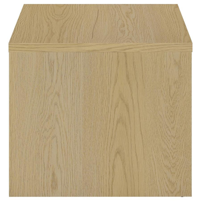 Canoga - Engineered Wood Accent Side End Table - Light Oak
