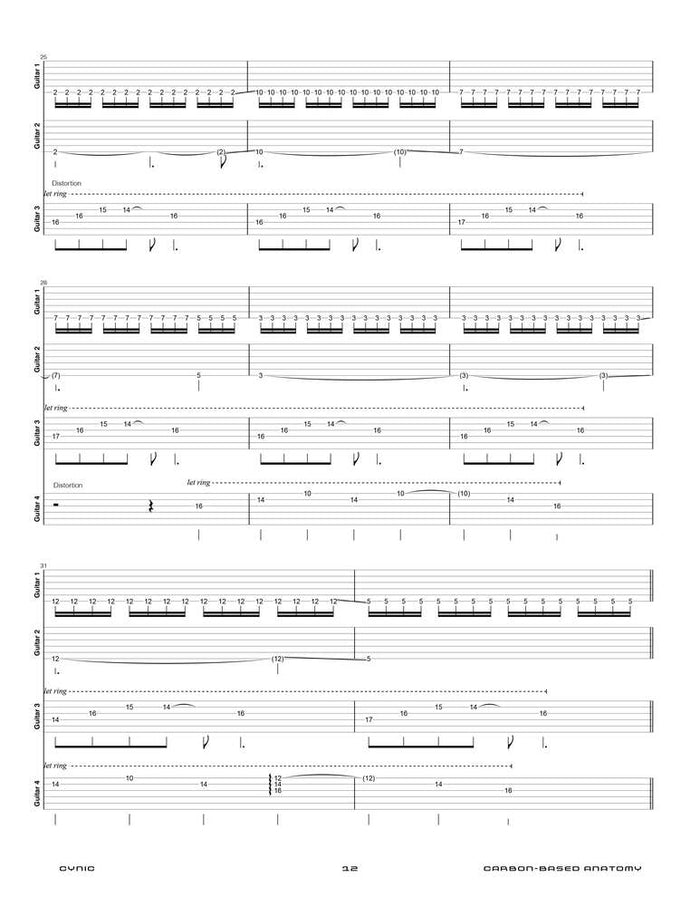 Printed Guitar Book, Digital Guitar Book
