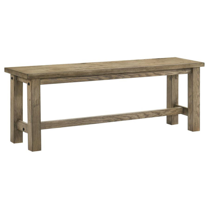 Cardova 51" Solid Wood Dining Bench Vineyard Oak