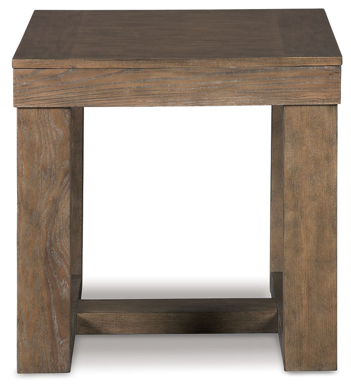 Cariton - Square End Table - Gray - view 4