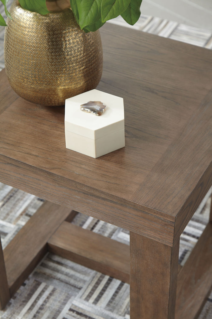 Cariton - Square End Table - Gray - view 7