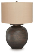 Carlenbury - Antique Brown - Metal Table Lamp by Signature Design by Ashley® | Bel Furniture