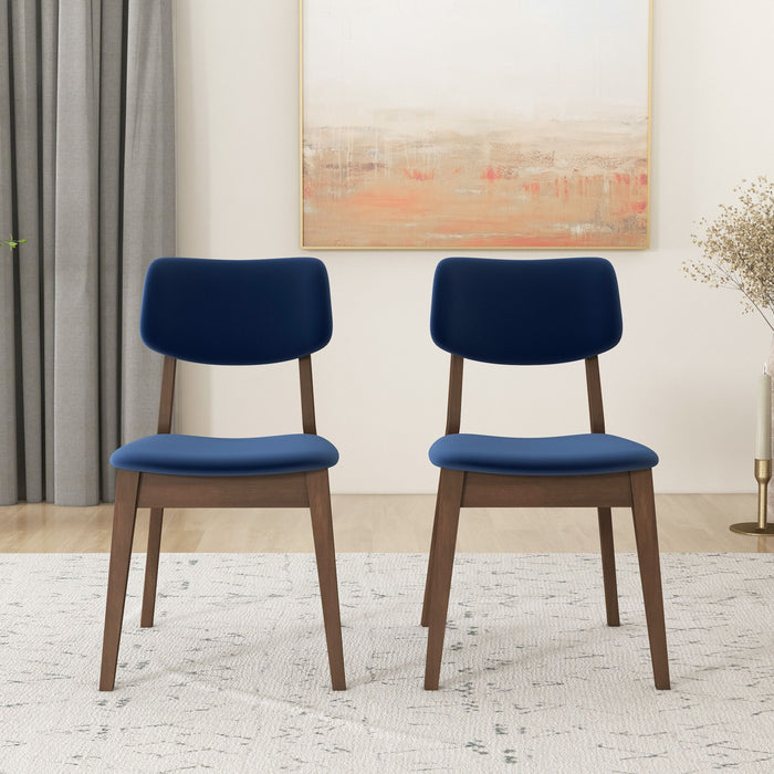 Carlos - Solid Back Side Chair (Set of 2)