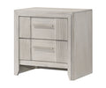 Carlton Night Stand White Mist