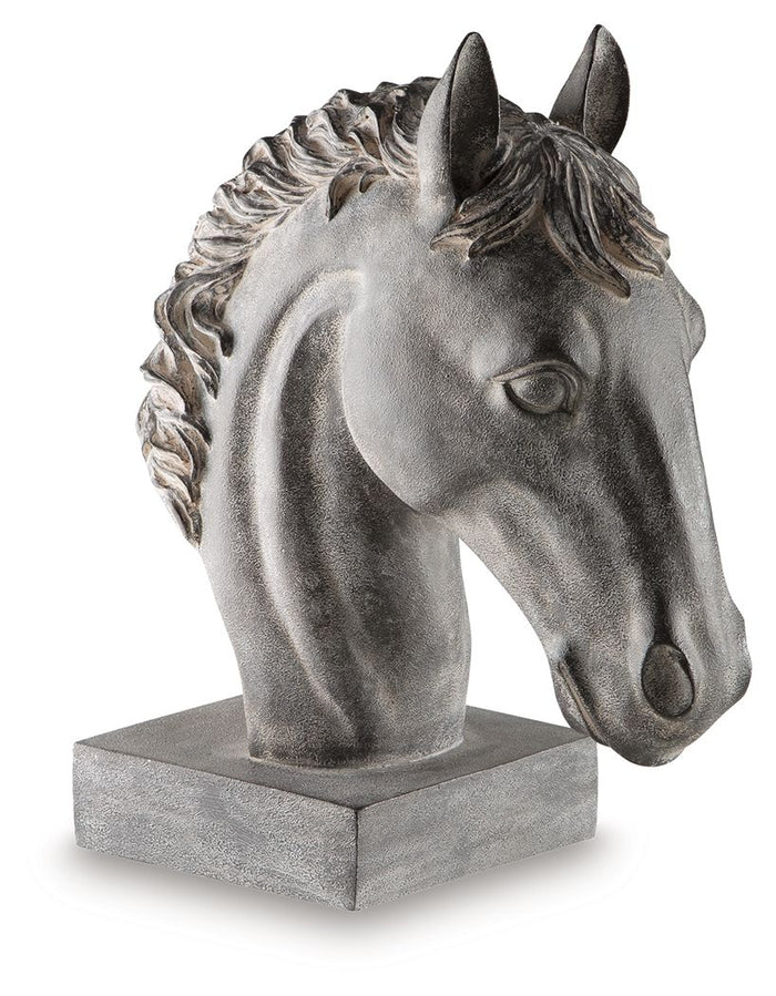 Carnlow - Antique Black - Sculpture by Signature Design by Ashley® | Bel Furniture