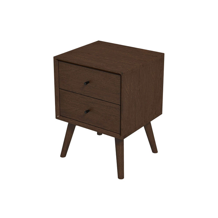 Caroline - Mid-Century Modern Style Night Stand 2 Drawer - view 3