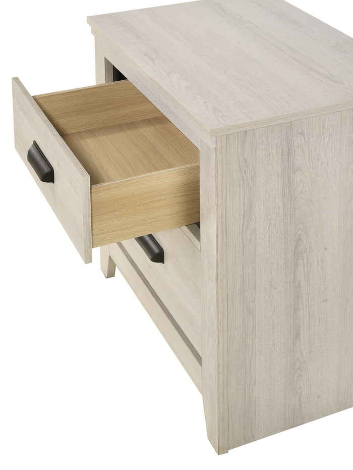 Carter Night Stand White