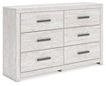 Cayboni - Whitewash - Six Drawer Dresser by Signature Design by Ashley® | Bel Furniture