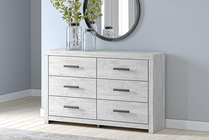 Cayboni - Six Drawer Dresser - Whitewash - view 6