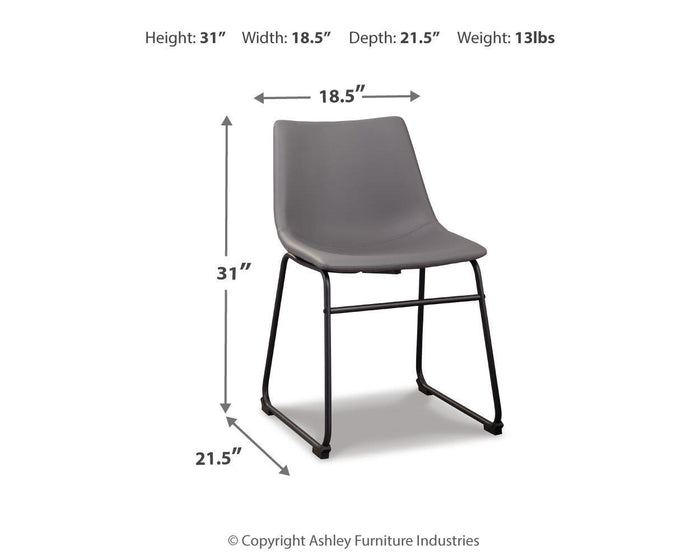Centiar - Upholstered Side Chair - view 5