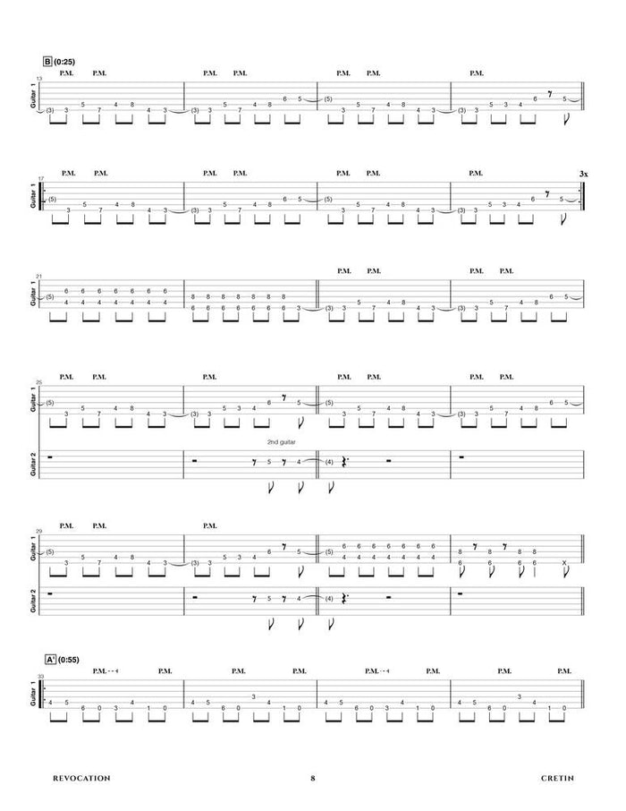 Printed Guitar Book, Digital Guitar Book