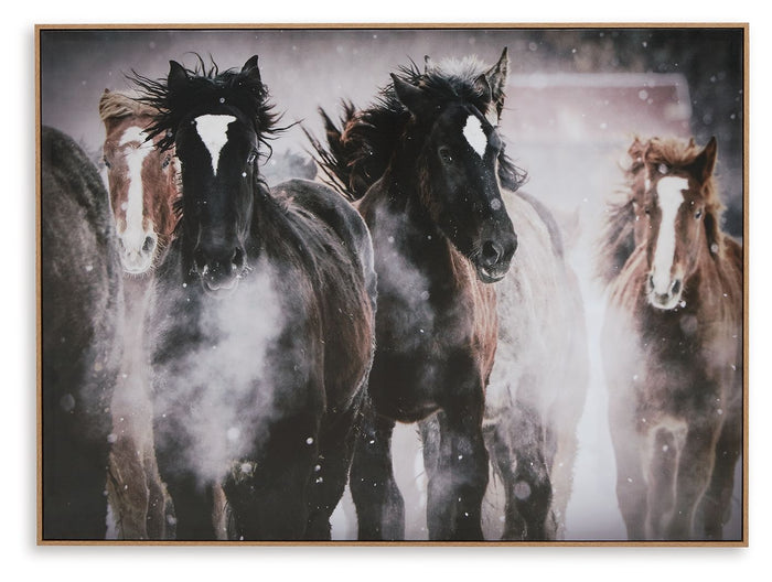 Chaseburn - Brown / Black / White - Wall Art by Signature Design by Ashley® | Bel Furniture