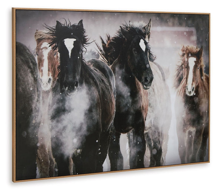 Chaseburn - Brown / Black / White - Wall Art by Signature Design by Ashley® | Bel Furniture