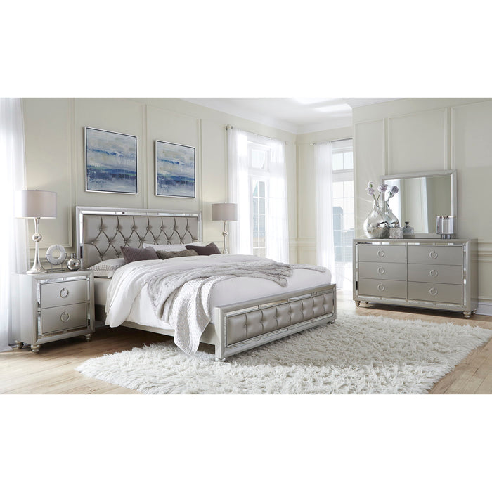 Chloe - Nightstand - Gemstone Silver - view 3