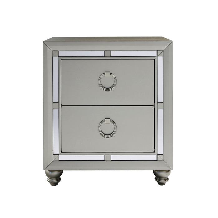 Chloe - Nightstand - Gemstone Silver - view 7