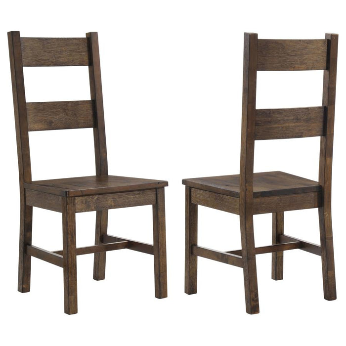 Coleman Dining Side Chair (Set of 2) Rustic Golden Brown