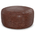 Connor - Handcrafted Round Pouf - view 4