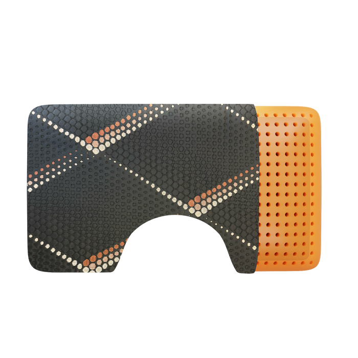 Copper Ice Surround Cooling Latex Pillow Shoulder Cutout Design