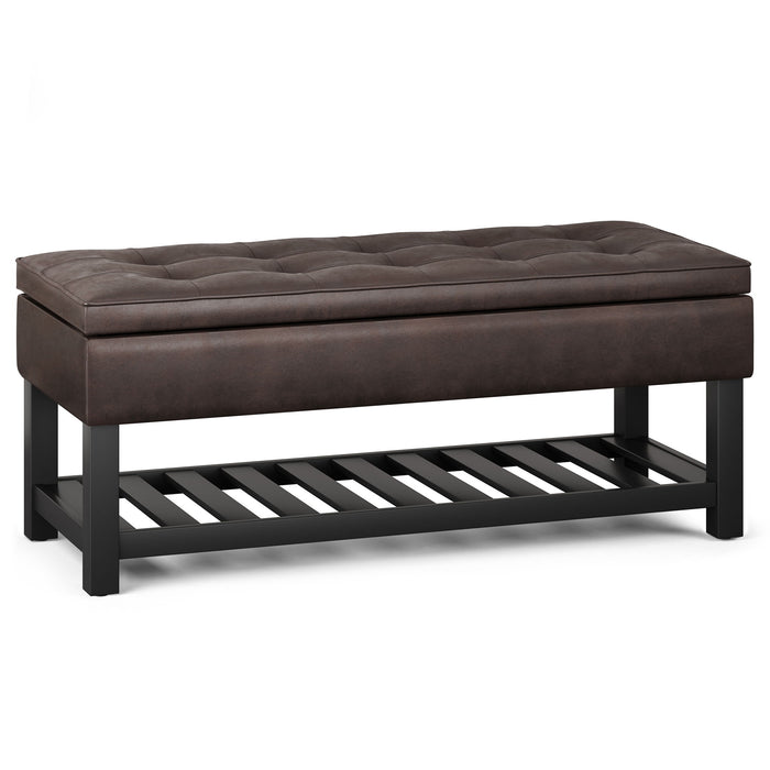 Cosmopolitan - Storage Ottoman Bench With Open Bottom - view 4