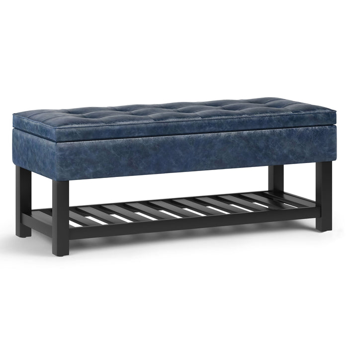 Cosmopolitan - Storage Ottoman Bench With Open Bottom - view 2