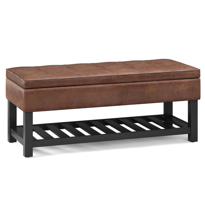 Cosmopolitan - Storage Ottoman Bench With Open Bottom - view 5