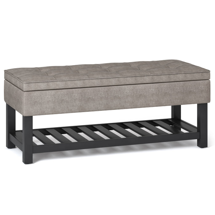 Cosmopolitan - Storage Ottoman Bench With Open Bottom - view 6