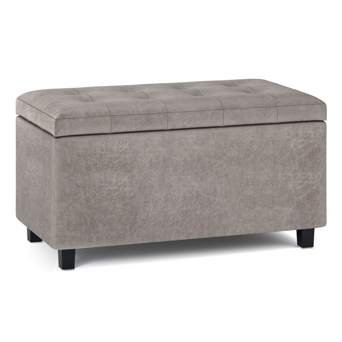 Cosmopolitan - Upholstered Storage Ottoman - view 2