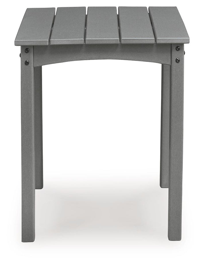 Cove Beach - Square End Table - Gray - view 2