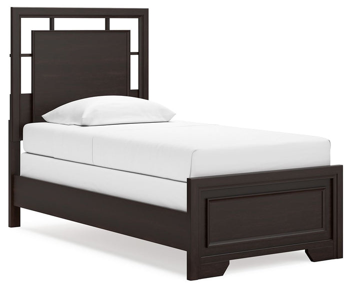 Covetown - Panel Bed Dark Brown by Signature Design by Ashley® | Bel Furniture