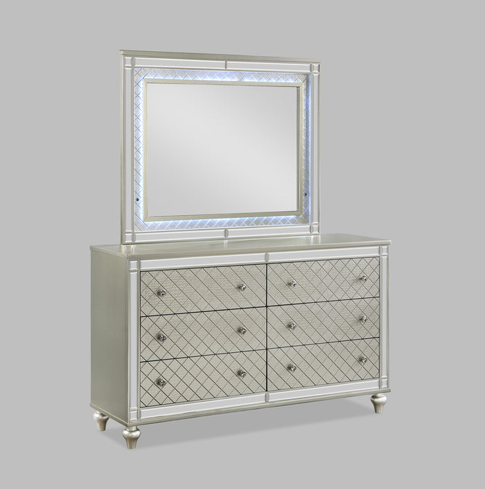 Cristian Dresser Mirror Champagne