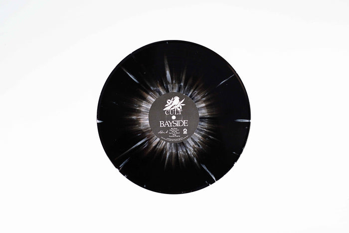 Black with White Splatter Vinyl