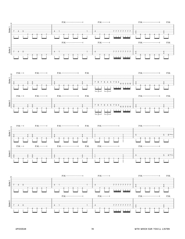 Printed Guitar Book, Digital Guitar Book