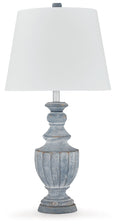 Cylerick - Antique Blue - Terracotta Table Lamp by Signature Design by Ashley® | Bel Furniture