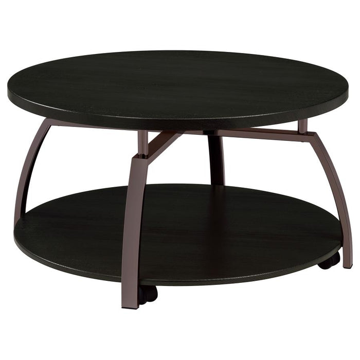 Dacre Round Engineered Wood Top Table
