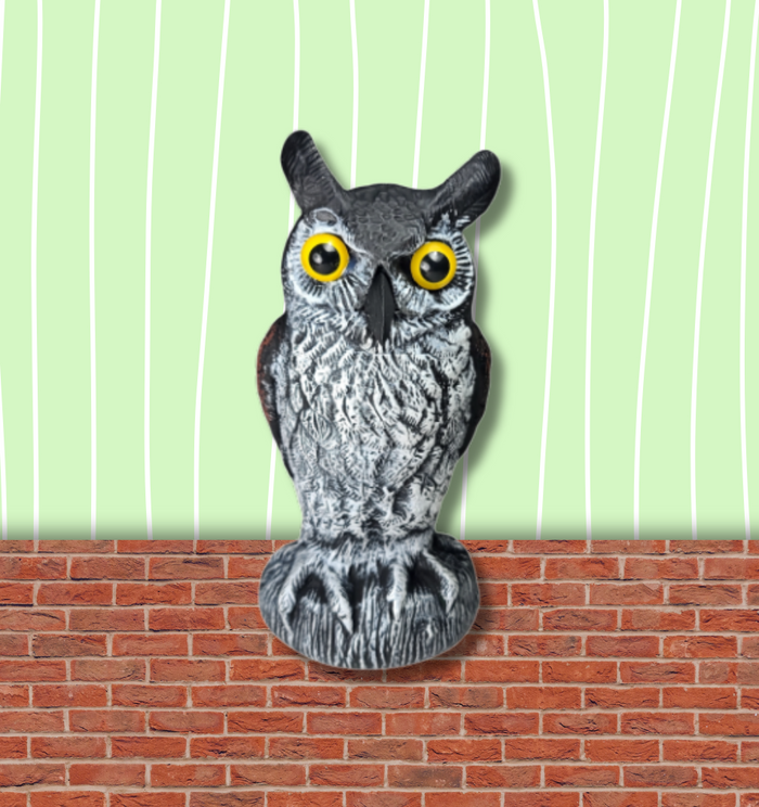 Dalen Baby Scarecrow Owl Great Horned Owlet Decoy