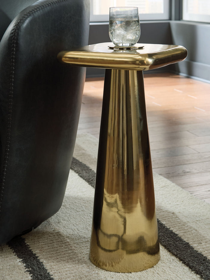 Dallenburg - Accent Table - Gold Finish - view 2