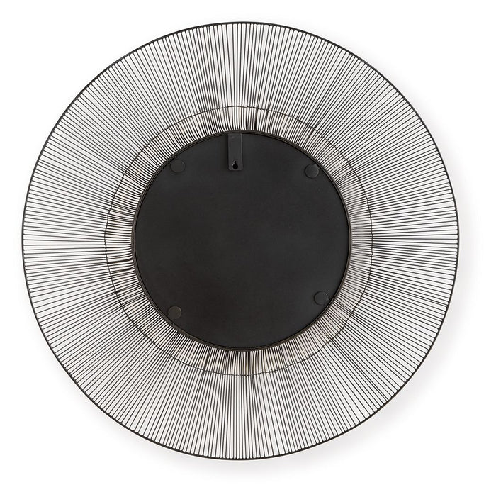 Dallmen - Accent Mirror - Black / Gold Finish - view 4