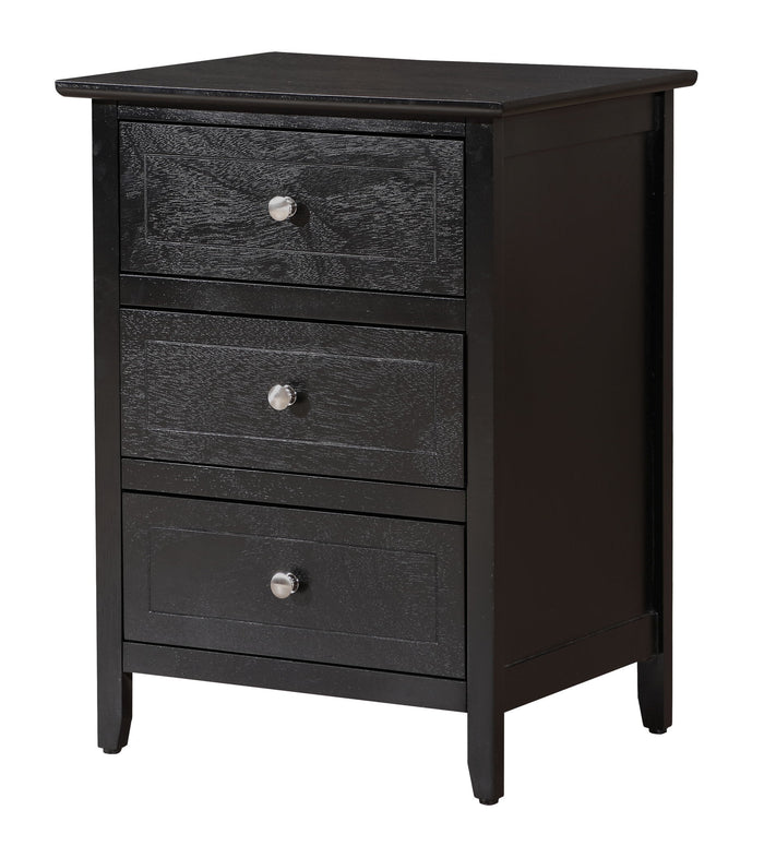 Daniel - 3 Drawer Nightstand - view 4