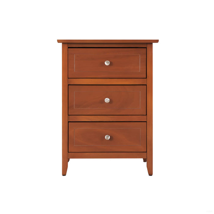 Daniel - 3 Drawer Nightstand - view 5