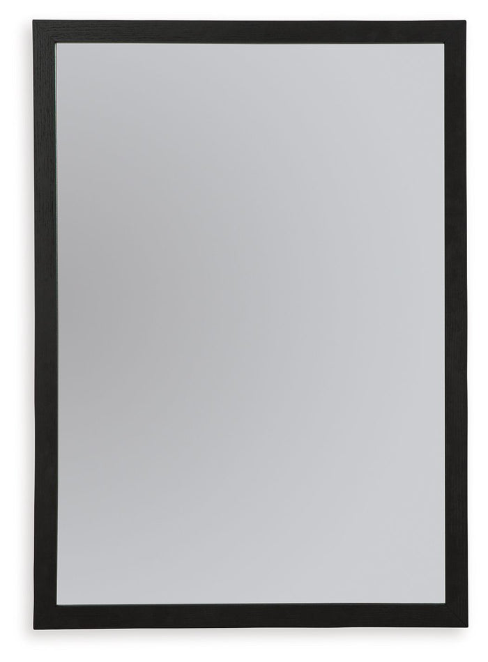 Danziar - Black - Bedroom Mirror by Signature Design by Ashley® | Bel Furniture
