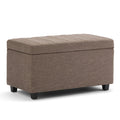 Darcy Upholstered Storage Ottoman Bench