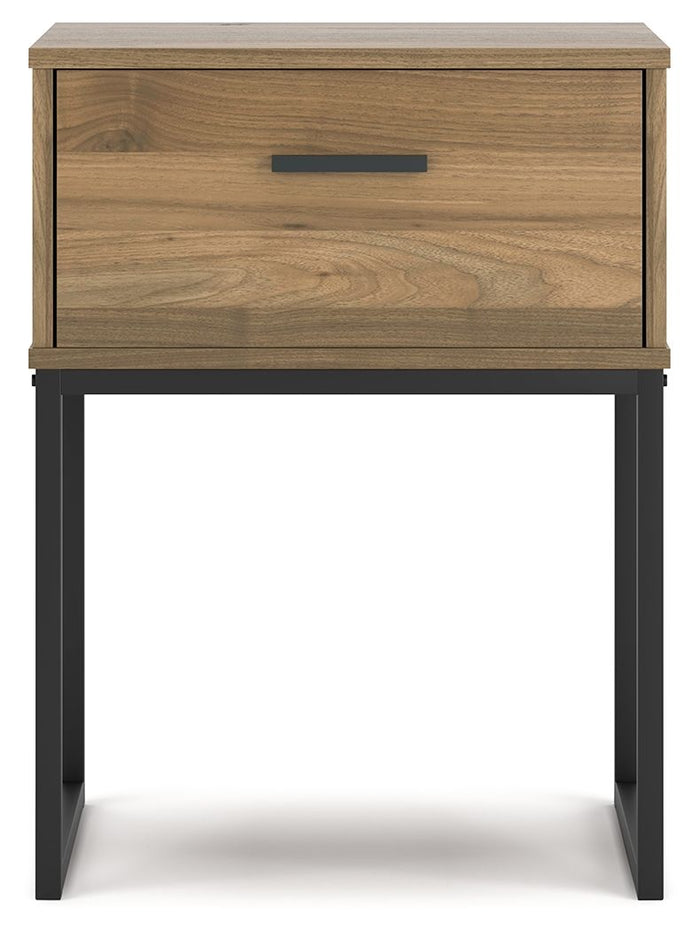 Deanlow - Honey - One Drawer Night Stand by Signature Design by Ashley® | Bel Furniture