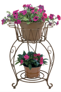 Deer Park Ironworks  Small Round Wave Planter