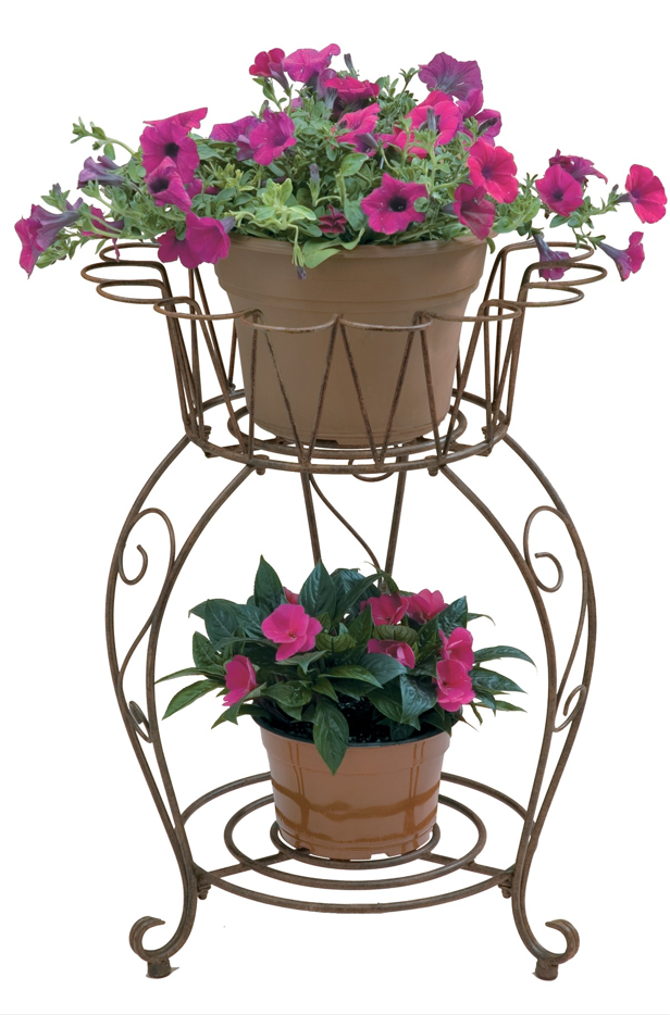 Deer Park Ironworks  Small Round Wave Planter