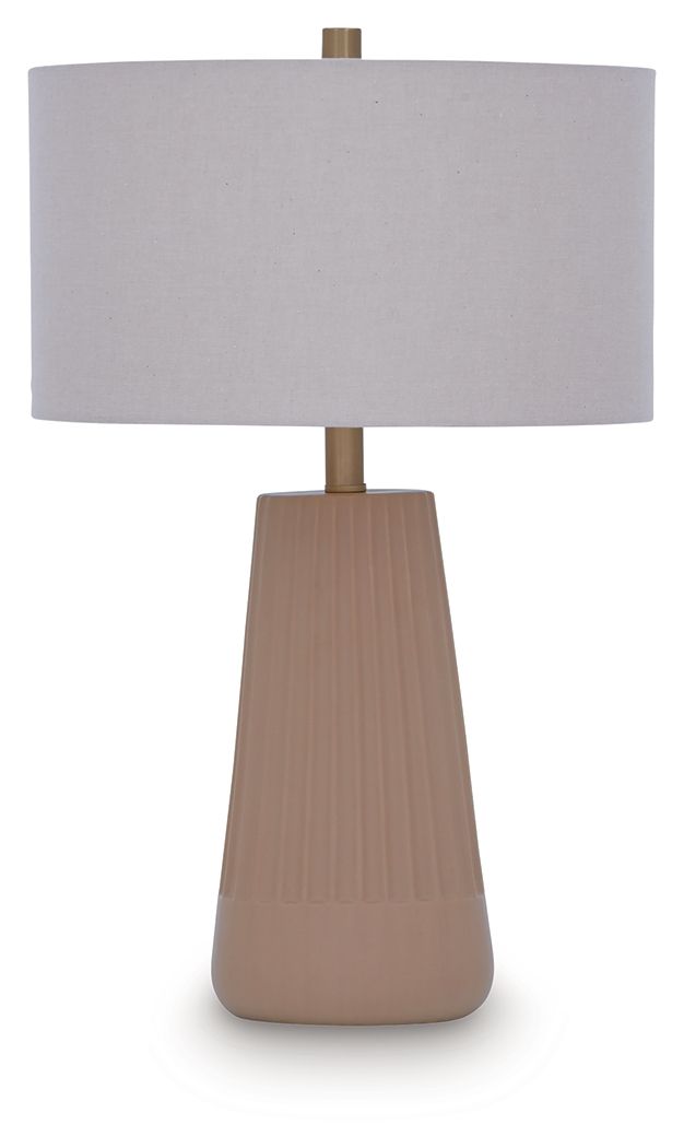 Dellner Ceramic Table Lamp Mocha